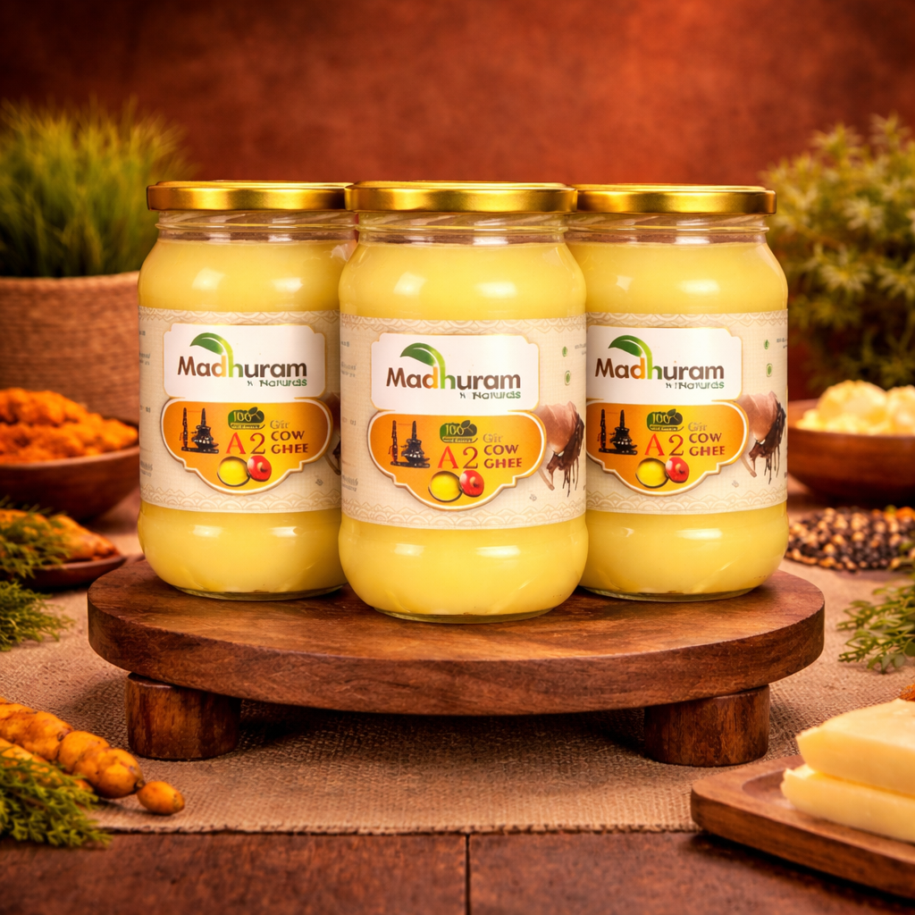 Pure Gir Cow A2 Desi Ghee – 3 Litre