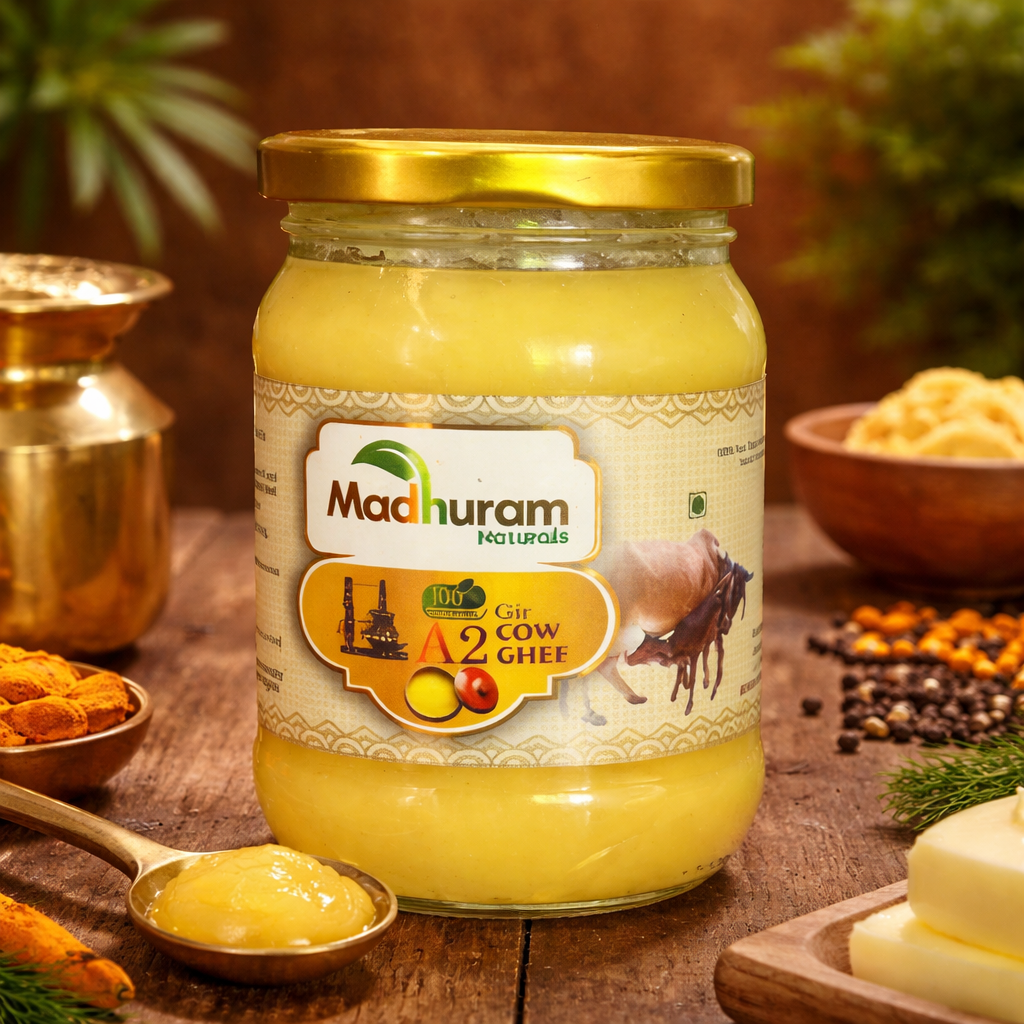 Pure Gir Cow A2 Desi Ghee – 500 ML